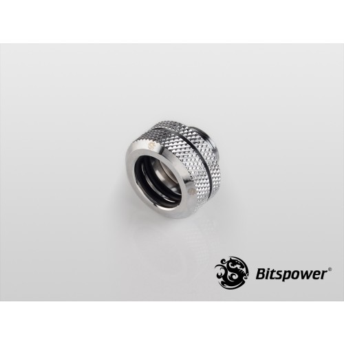 (4 PCS.) Bitspower G1/4" Silver Shining Enhance Multi-Link for OD 14MM