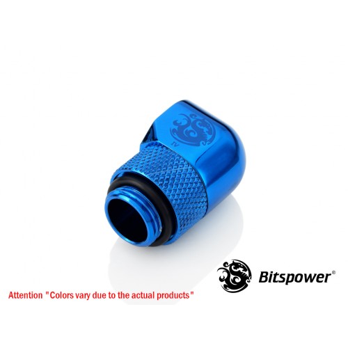 (Preorder) Bitspower G1/4" Royal Blue Rotary 90-Degree IG1/4" Extender