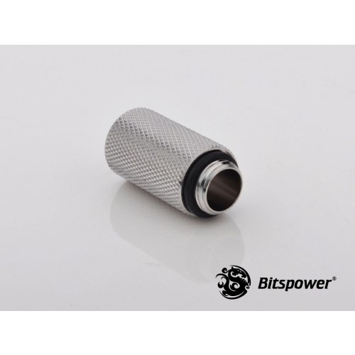 (2 PCS.) Bitspower G1/4" Silver Shining IG1/4" Extender-30MM