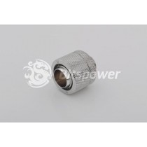 (2 PCS.) Bitspower G1/4" Silver Shining Compression Fitting CC6 For ID 7/16" OD 5/8" Tube