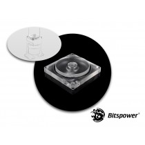 Bitspower Dual/Single D5 TOP Reservoir Adaptor (Clear Acrylic)