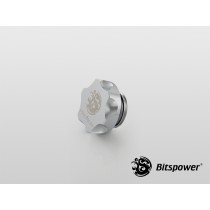 (2 PCS.) Bitspower Premium G1/4" Silver Shining Stop Fitting