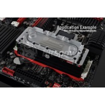 Universal RAM Module Water Cooling Set For 4 Banks 4-DIMMs V2