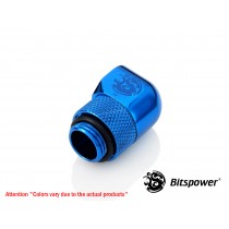 (Preorder) Bitspower G1/4" Royal Blue Rotary 90-Degree IG1/4" Extender