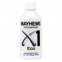 Mayhems X1 V2 - UV Clear Blue 2 Ltr  (Concentrate 250ml  +  Distilled water 1750 ml)