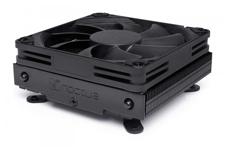NOCTUA NH-L9i-17xx chromax.Black, Premium Low-Profile CPU Cooler for Intel LGA1700