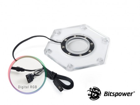 Bitspower Water Tank Hexagon Digital RGB Add-On
