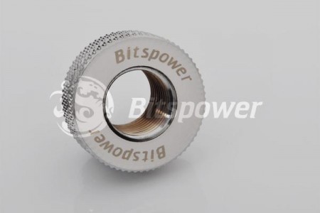 Bitspower G1/4" Silver Shining CaseTop Water-Fill SET