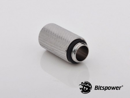 (2 PCS.) Bitspower G1/4" Silver Shining IG1/4" Extender-30MM