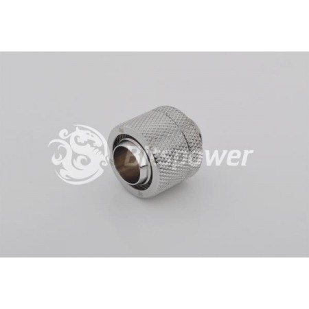 (2 PCS.) Bitspower G1/4" Silver Shining Compression Fitting CC6 For ID 7/16" OD 5/8" Tube