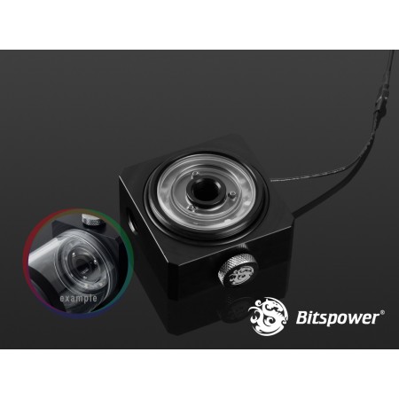 Bitspower DDC TOP Reservoir Adaptor Digital RGB